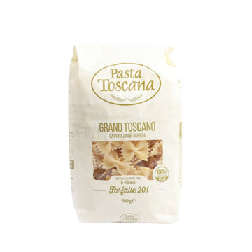 Pasta Toscana Italian Farfalle (High Quality Durum Wheat) - Bronze Cut