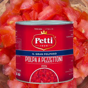 Petti Italian Polpa a Pezzettoni (Chopped tomatoes) -2500 gms