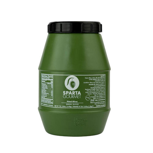 Sparta Gourmet Pitted Green Olives - 3450 gms