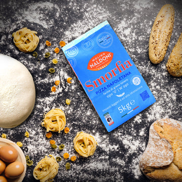 Molino Naldoni Italian Pizza Flour Smorfia Tipo "0" - 5 Kg