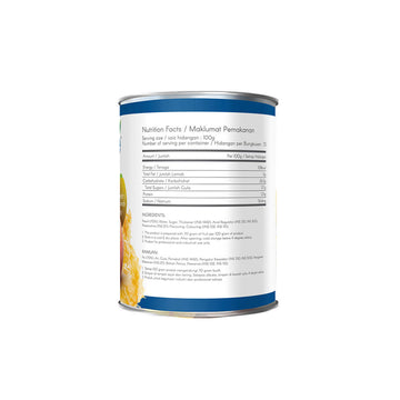 Fruttose Peach Filling and Topping (70% Fruit) - 3.3 Kg