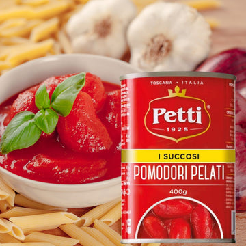Petti Italian Pomodoro Tomato Pelati (Peeled Tomatoes)- 400gms