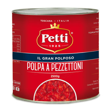 Petti Polpa a Pezzettoni (Italian Chopped Tomatoes) - 2500 gms