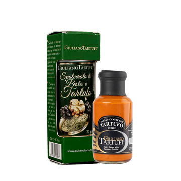 Giuliano Tartufi Hot Spicy Sauce(220g) with Truffle Pesto Powder(30g) Combo Pack
