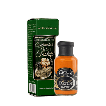 Giuliano Tartufi Hot Spicy Sauce(220g) with Truffle Pesto Powder(30g) Combo Pack