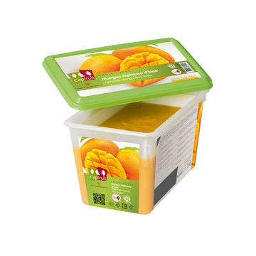 Capfruit French Sugar Free Frozen Fruit Puree- Alphonso Mango 1 kg