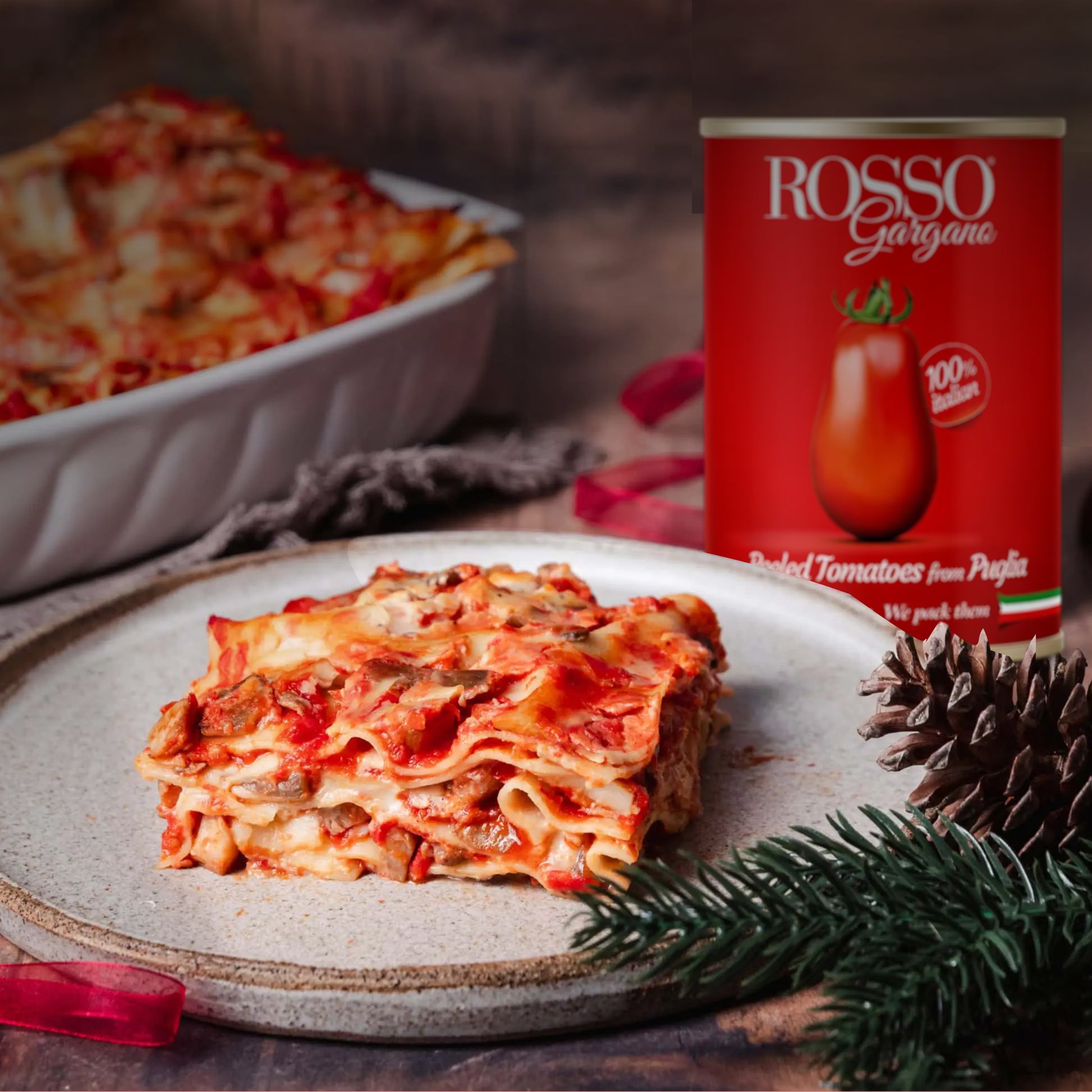 Rosso Whole Peeled Tomatoes (2500 gms) Recipes - Damati Foods