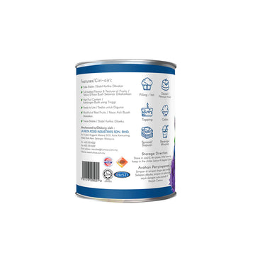 Fruttose Blueberry Filling and Topping (60% Fruit) - 3.3 Kg