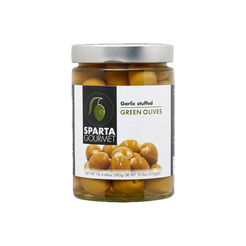 Sparta Gourmet Garlic Stuffed Green Olives - 580 gms