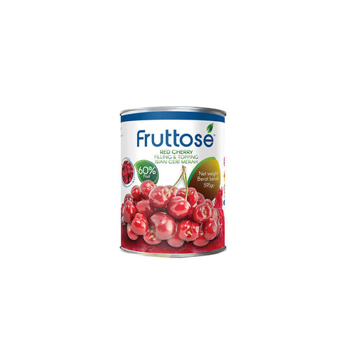 FRUIT FILLINGS FRUTTOSE RED CHERRY 60%  - 595 GMS