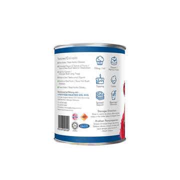 Fruttose Red Cherry Filling and Topping (60% Fruit) - 3.3 Kg