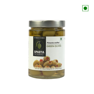 Sparta Gourmet Pimento Stuffed Green Olives - 580 gms