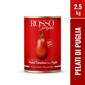 Rosso Whole Peeled Tomatoes (Pelati di Puglia) - 2500 gms