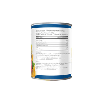 Fruttose Mango Filling and Topping (85% Fruit) - 3.3 Kg
