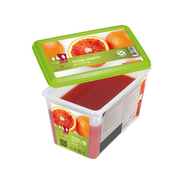 Capfruit French Sugar Free Frozen Fruit Puree- Blood Orange 1 kg