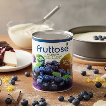 Fruttose Blueberry Filling and Topping (60% Fruit) - 595 Gms