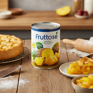 Fruttose Pineapple Filling and Topping (85% Fruit) - 3.3 Kg