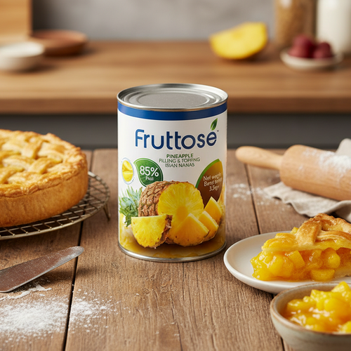 Fruttose Pineapple Filling and Topping (85% Fruit) - 3.3 Kg