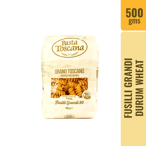 Pasta Toscana Fusilli Grandi (Durum Wheat) Pasta - 500 gms