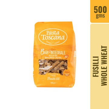 Pasta Toscana Fusilli (Whole Wheat Organic) Pasta - 500 gms