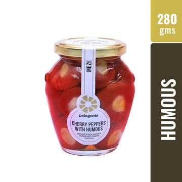 Pelagonia Cherry Peppers with Humous - 280 gms