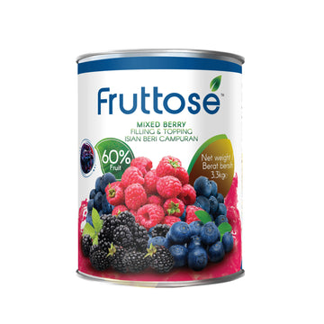FRUIT FILLINGS FRUTTOSE MIXED BERRY 60%- 3.3 KG