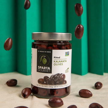 Sparta Greek Kalamata Pitted Olives 580 gms
