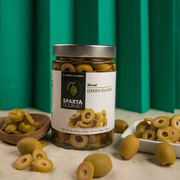 Sparta Greek Green Sliced Olives 580 gms