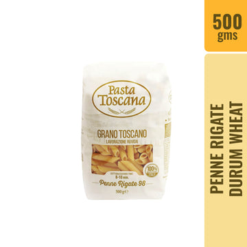 Pasta Toscana Penne Rigate (Durum Wheat) Pasta - 500 gms