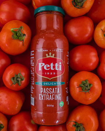 Petti Italian Passata Extra Fine - Pasta and Pizza sauce 500 gms