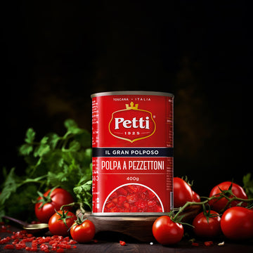 Petti Polpa a Pezzettoni (Italian Chopped Tomatoes) - 400 gms