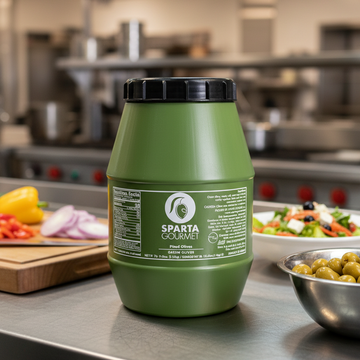 Pitted Green Olives (3450 gms) By Sparta Gourmet