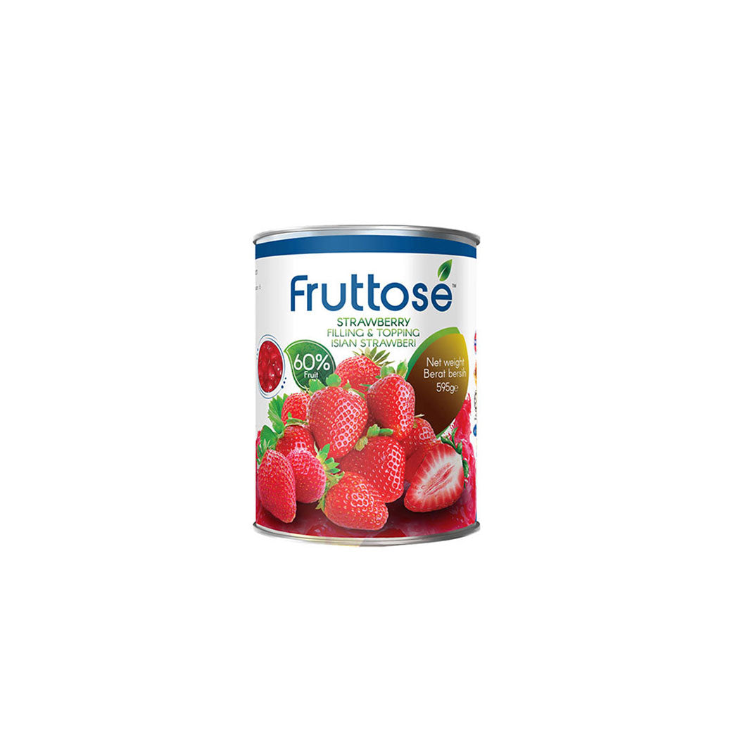 Fruttose Strawberry Fillings and Toppings - 595 Gms