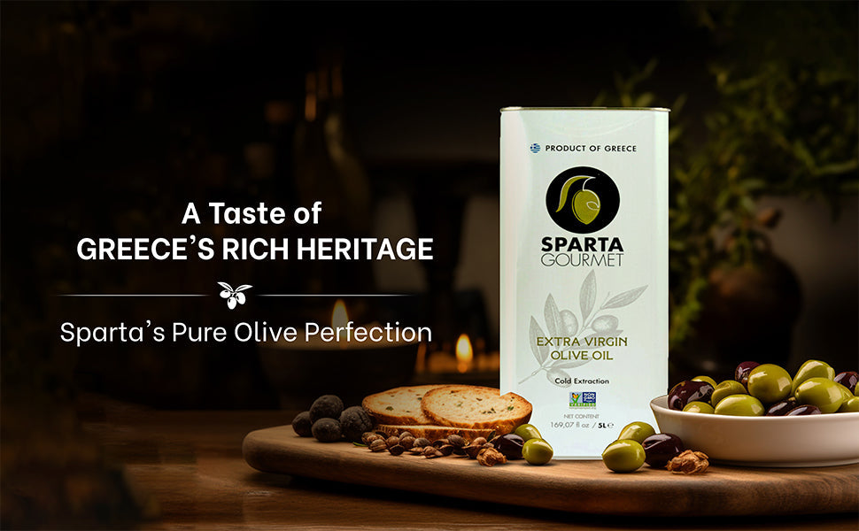 Sparta Gourmet Extra Virgin Olive Oil 5 litre Tin
